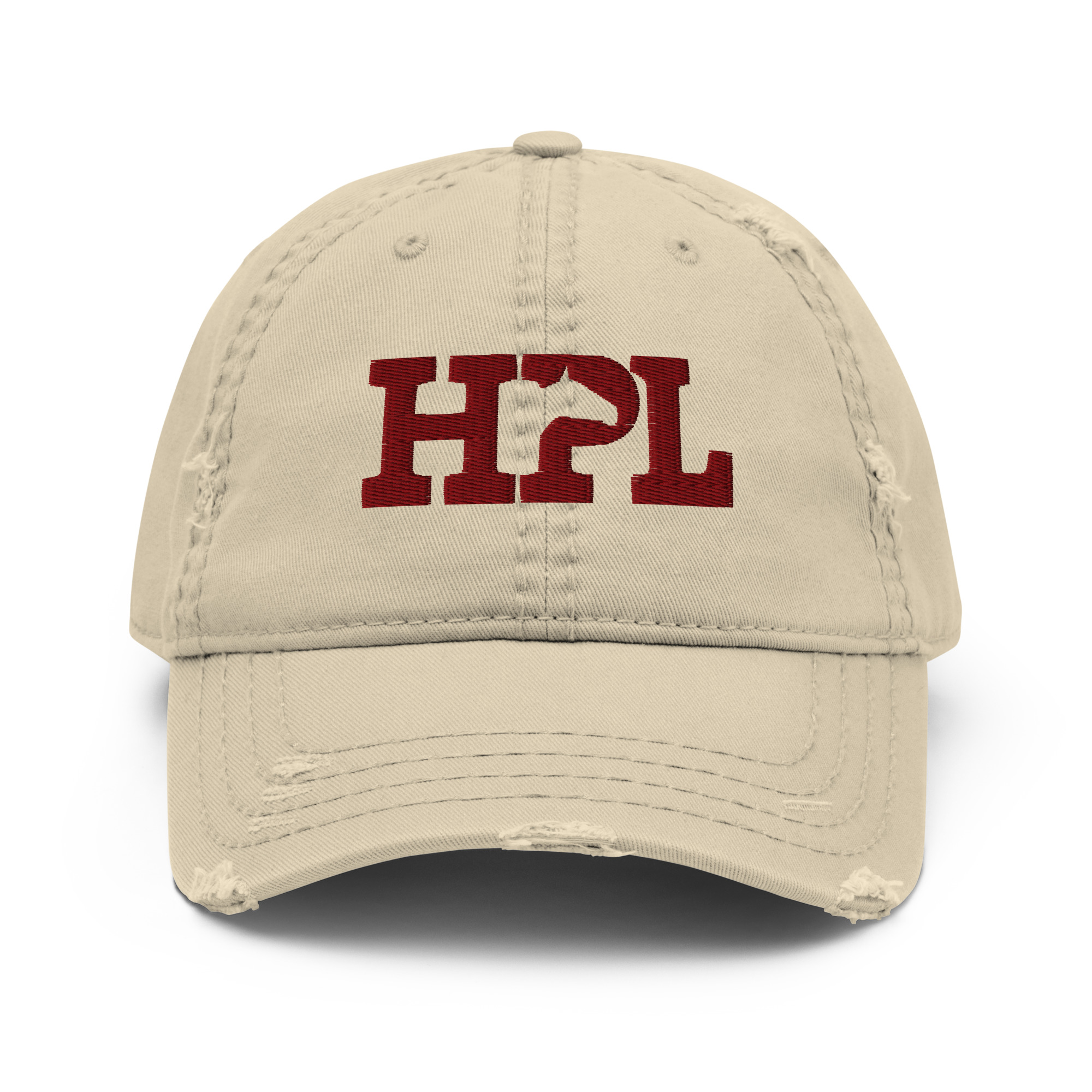 HPL Embroidery Distressed Hat - Image 4